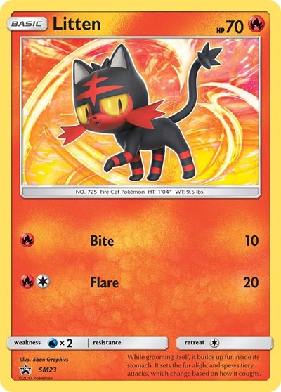 Litten SM23 — Sun & Moon Promo