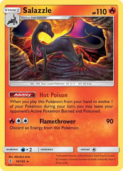 Salazzle 16/145 — Guardians Rising