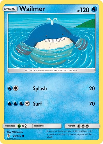 Wailmer 29/145 — Guardians Rising