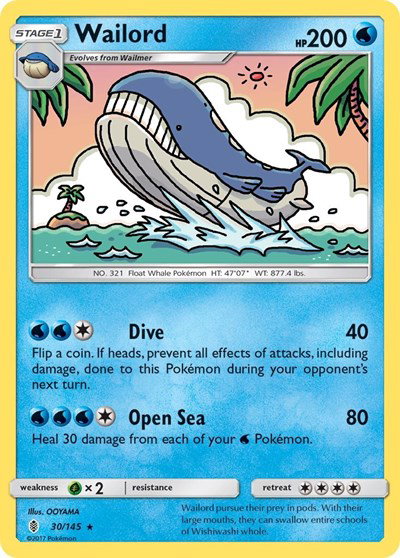Wailord 30/145 — Guardians Rising