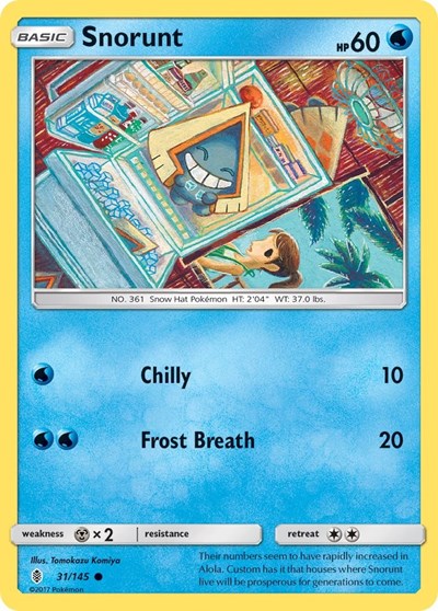 Snorunt 31/145 — Guardians Rising