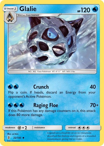 Glalie 32/145 — Guardians Rising
