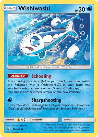 Wishiwashi 37/145 — Guardians Rising