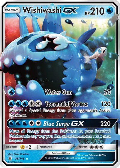 Wishiwashi GX 38/145 — Guardians Rising