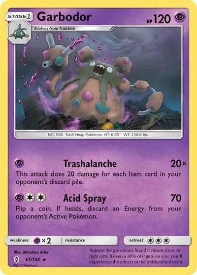 Garbodor 51/145 — Guardians Rising