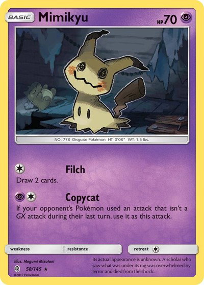 Mimikyu 58/145 — Guardians Rising