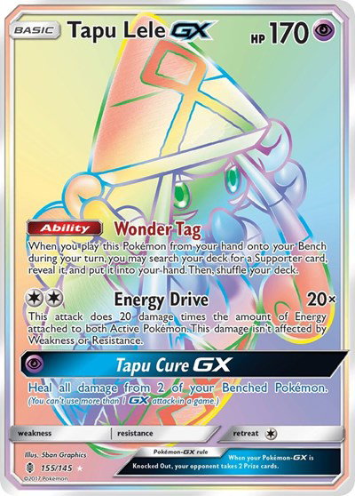 Tapu Lele GX (Secret) 155/145 — Guardians Rising