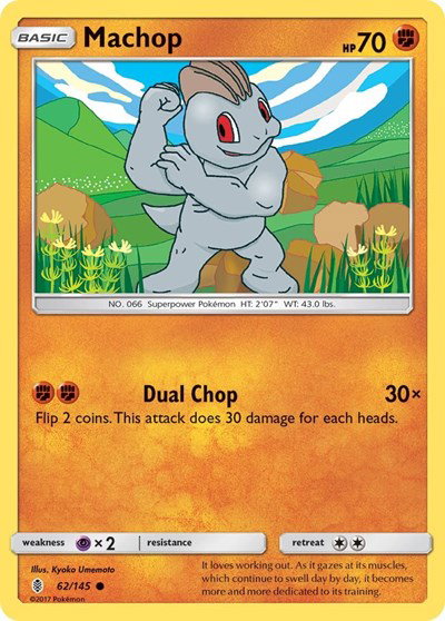 Machop (62) 62/145 — Guardians Rising