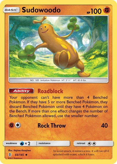 Sudowoodo 66/145 — Guardians Rising