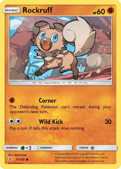 Rockruff 73/145 — Guardians Rising