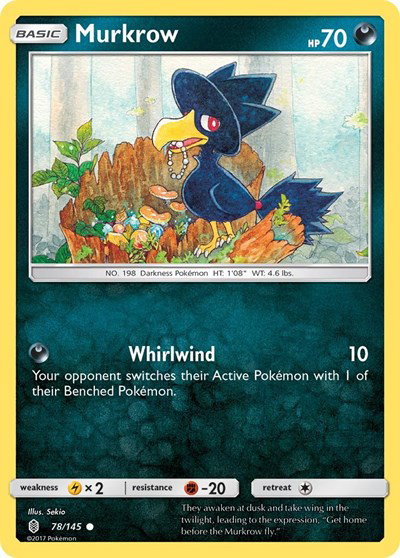 Murkrow 78/145 — Guardians Rising