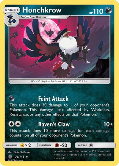 Honchkrow 79/145 — Guardians Rising
