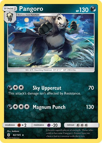 Pangoro 82/145 — Guardians Rising