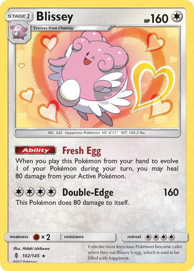 Blissey 102/145 — Guardians Rising