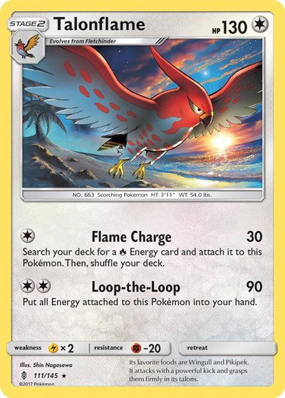 Talonflame 111/145 — Guardians Rising