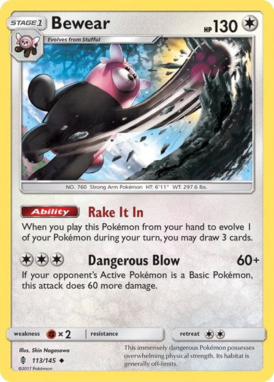 Bewear 113/145 — Guardians Rising