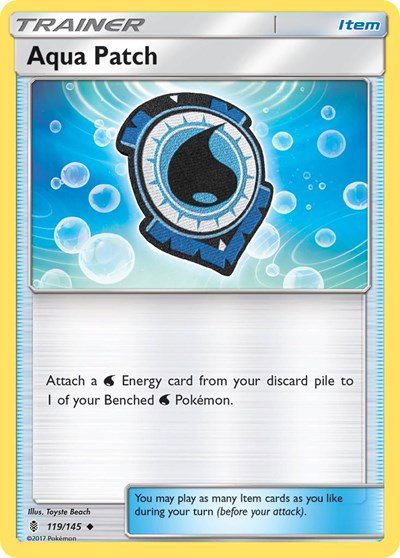 Aqua Patch 119/145 — Guardians Rising