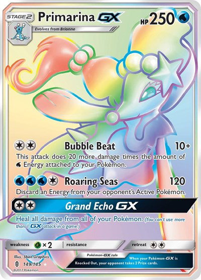 Primarina GX (Secret) 149/145 — Guardians Rising