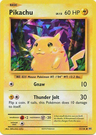 Pikachu (Cracked Ice Holo) 
