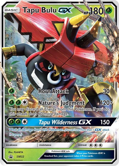 Tapu Bulu GX SM32 — Sun & Moon Promo