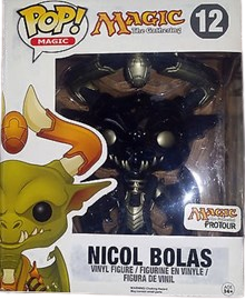Magic the Gathering: Black / Silver Nicol Bolas (MTG Pro Tour Limited Edition) Super Sized 6"