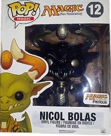 Magic the Gathering: Black / Silver Nicol Bolas (MTG Pro Tour Limited Edition) Super Sized 6"