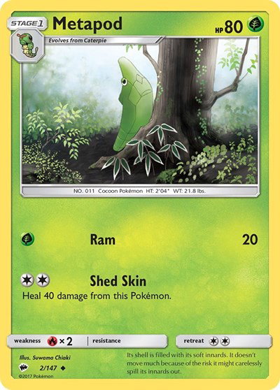 Metapod 2/147 — Burning Shadows