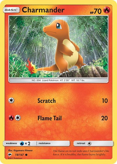 Charmander 18/147 — Burning Shadows