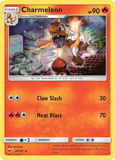 Charmeleon 19/147 — Burning Shadows