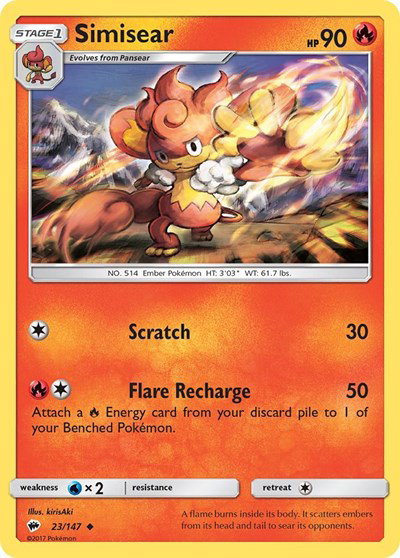 Simisear 23/147 — Burning Shadows