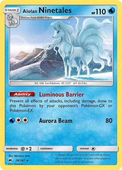 Alolan Ninetales 28/147 — Burning Shadows