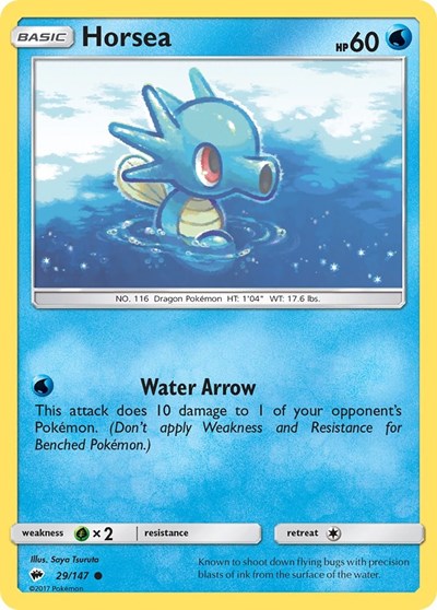 Horsea 29/147 — Burning Shadows