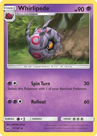 Whirlipede 57/147 — Burning Shadows