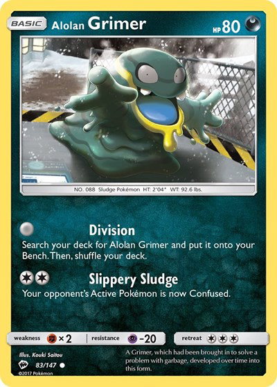 Alolan Grimer 83/147 — Burning Shadows