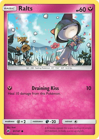 Ralts 91/147 — Burning Shadows