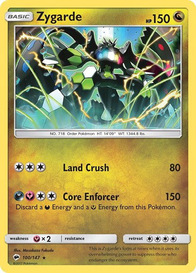 Zygarde 100/147 — Burning Shadows