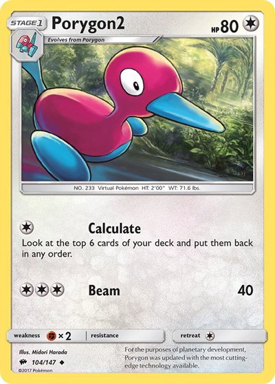 Porygon2 104/147 — Burning Shadows