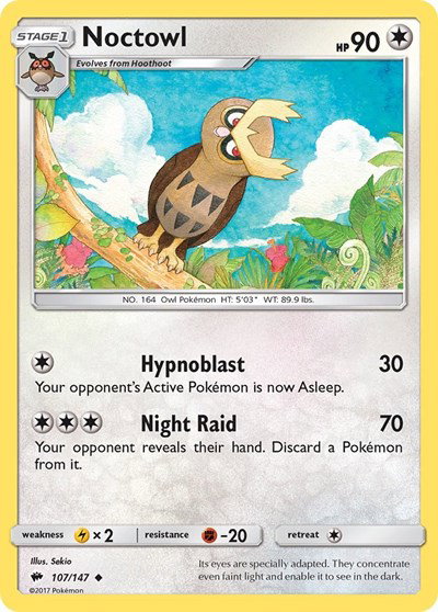 Noctowl 107/147 — Burning Shadows