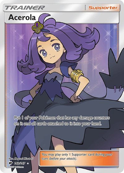 Acerola (Full Art) 142/147 — Burning Shadows