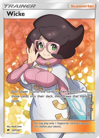 Wicke (Full Art) 147/147 — Burning Shadows