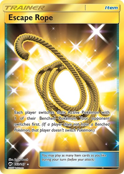 Escape Rope (Secret) 163/147 — Burning Shadows