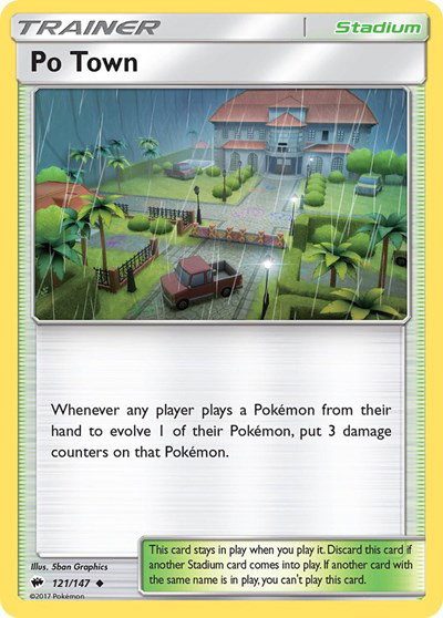 Po Town 121/147 — Burning Shadows