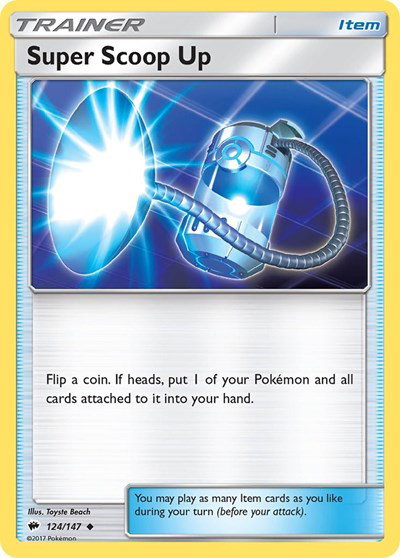 Super Scoop Up 124/147 — Burning Shadows