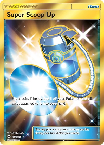 Super Scoop Up (Secret) 166/147 — Burning Shadows