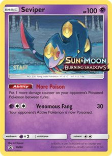 Seviper (Staff Prerelease) SM46 — Sun & Moon Promo