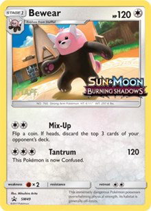 Bewear (Staff Prerelease) SM49 — Sun & Moon Promo