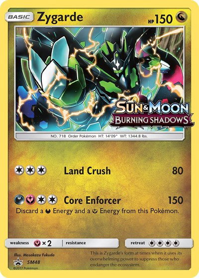 Zygarde (Prerelease) SM48 — Sun & Moon Promo