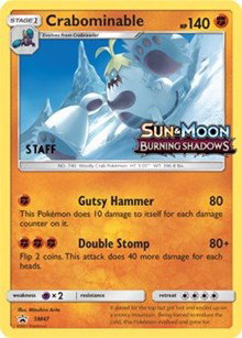 Crabominable (Staff Prerelease) SM47 — Sun & Moon Promo