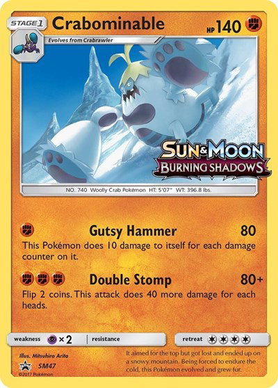 Crabominable (Prerelease) SM47 — Sun & Moon Promo