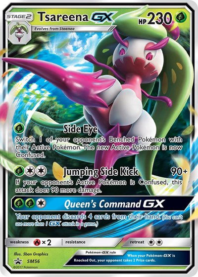 Tsareena GX SM56 — Sun & Moon Promo
